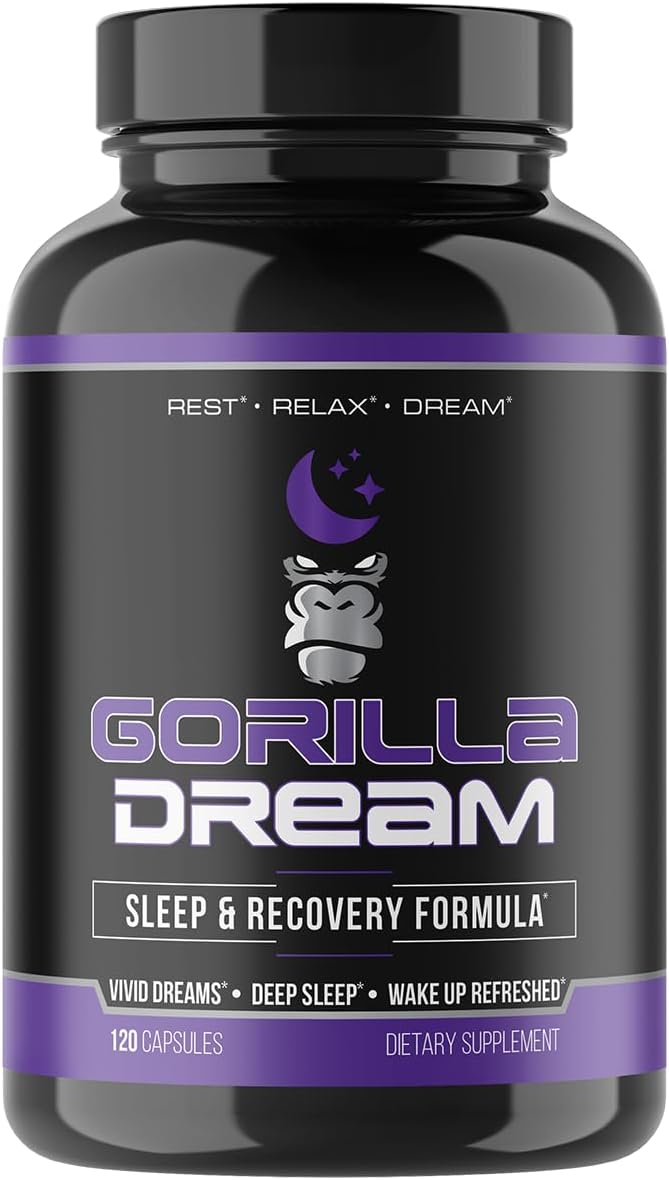 Gorilla Dream Sleep & Recovery Formula - Vivid Dreams, Deep Sleep, Wake Up Refreshed...
